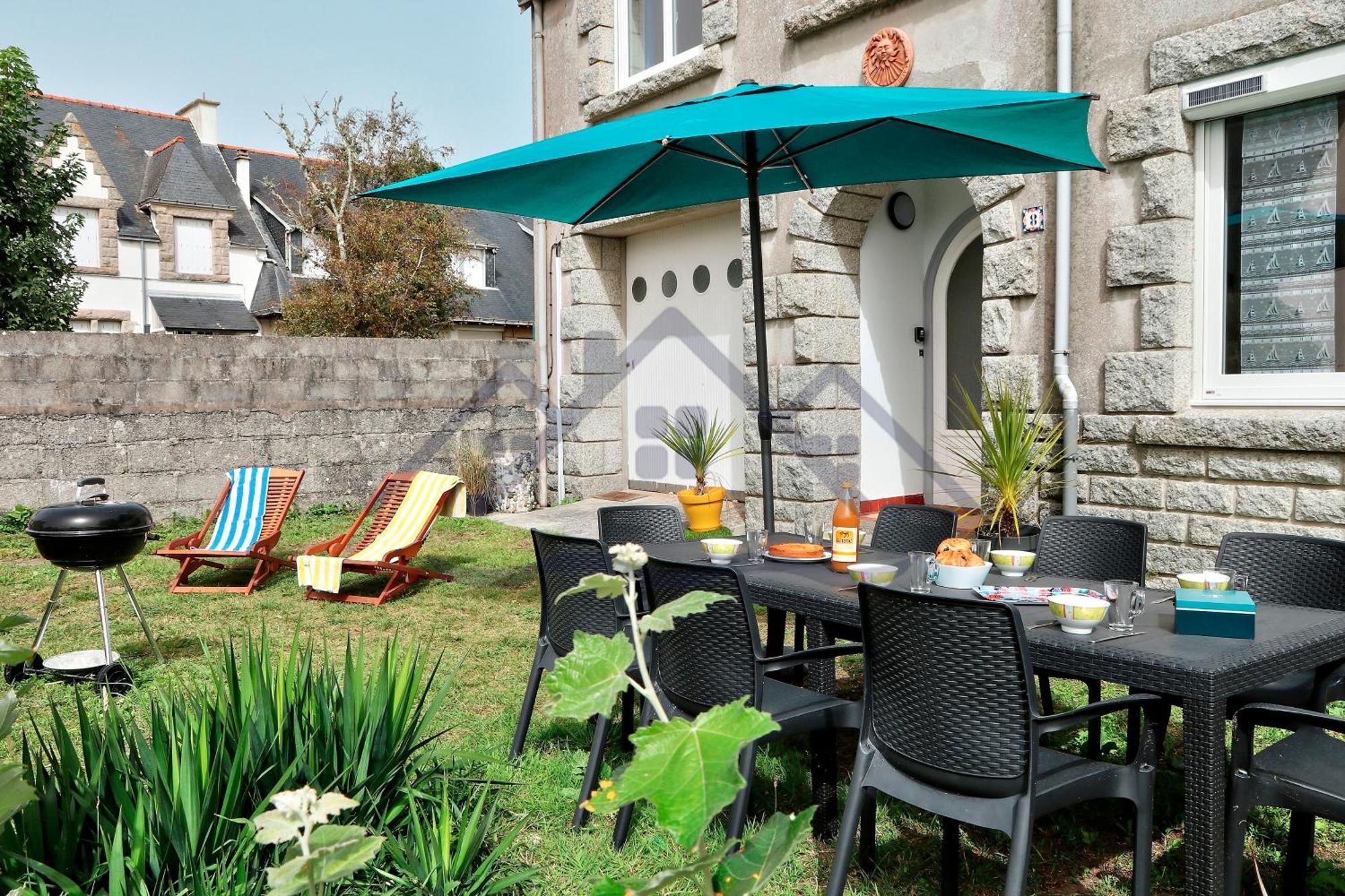 Localise - M8 - Ty Geoland - Maison A Deux Pas Du Centre Avec Jardin Au Guilvinec - Wifi Inclus - Animaux Bienvenus- Linge De Lit Inclus Ngoại thất bức ảnh